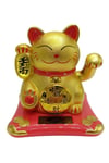 JaponyaDünyadan HediyelerDNY-HDYNEKO4524GLDKeskin Hediyelik Eşya Ve TekstilManeki Neko El Sallayan Şans Kedisi Gold Solar Güneş Enerjili 10x10cm NO5GLD