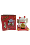 JaponyaDünyadan HediyelerDNY-HDYNEKO4523B01Keskin Hediyelik Eşya Ve TekstilManeki Neko El Sallayan Şans Kedisi Beyaz Solar Güneş Enerjili 10x10cm NO4B01