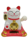 JaponyaDünyadan HediyelerDNY-HDYNEKO4523B01Keskin Hediyelik Eşya Ve TekstilManeki Neko El Sallayan Şans Kedisi Beyaz Solar Güneş Enerjili 10x10cm NO4B01