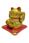 JaponyaDünyadan HediyelerDNY-HDYNEKO4524GLDKeskin Hediyelik Eşya Ve TekstilManeki Neko El Sallayan Şans Kedisi Gold Solar Güneş Enerjili 10x10cm NO5GLD