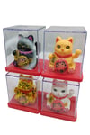 JaponyaDünyadan HediyelerDNY-HDYNEKO4SET01Keskin Hediyelik Eşya Ve TekstilDörtlü Maneki Neko El Sallayan Şans Kedisi Güneş Enerjili Set NO04SNS