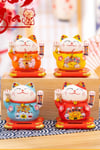 JaponyaDünyadan HediyelerDNY-HDYZMRT02SKeskin Hediyelik Eşya Ve TekstilSeramik Maneki Neko Sarı Güneş Enerjili Şans Kedisi 12cm No.2