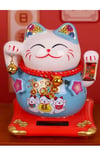JaponyaDünyadan HediyelerDNY-HDYZMRT03MKeskin Hediyelik Eşya Ve TekstilSeramik Maneki Neko Mavi Güneş Enerjili Şans Kedisi 12cm No.3