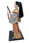 JaponyaDünyadan HediyelerDNY-HDYZMTSMRY03Keskin Hediyelik Eşya Ve TekstilGeleneksel Japon Yakuza Ninja Bebek Kabuki Biblo 30 cm No.3