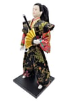 JaponyaDünyadan HediyelerDNY-HDYZMTSMRY02Keskin Hediyelik Eşya Ve TekstilGeleneksel Japon Yakuza Ninja Bebek Kabuki Biblo 30 cm No.2