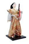JaponyaDünyadan HediyelerDNY-HDYZMTSMRY03Keskin Hediyelik Eşya Ve TekstilGeleneksel Japon Yakuza Ninja Bebek Kabuki Biblo 30 cm No.3