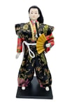 JaponyaDünyadan HediyelerDNY-HDYZMTSMRY02Keskin Hediyelik Eşya Ve TekstilGeleneksel Japon Yakuza Ninja Bebek Kabuki Biblo 30 cm No.2