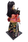 JaponyaDünyadan HediyelerDNY-HDYZMTSMRY02Keskin Hediyelik Eşya Ve TekstilGeleneksel Japon Yakuza Ninja Bebek Kabuki Biblo 30 cm No.2