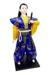 JaponyaDünyadan HediyelerDNY-HDYZMTSMRY01Keskin Hediyelik Eşya Ve TekstilGeleneksel Japon Yakuza Ninja Bebek Kabuki Biblo 30 cm No.1