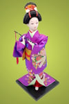 JaponyaDünyadan HediyelerDNY-HDZMRT03Keskin Hediyelik Eşya Ve TekstilJapon Kimonolu Geyşa Bebek Biblo 30 cm No.3