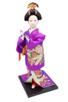JaponyaDünyadan HediyelerDNY-HDZMRT03Keskin Hediyelik Eşya Ve TekstilJapon Kimonolu Geyşa Bebek Biblo 30 cm No.3
