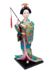 JaponyaDünyadan HediyelerDNY-HDZMRT06Keskin Hediyelik Eşya Ve TekstilJapon Kimonolu Geyşa Bebek Biblo 30 cm No.6