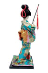 JaponyaDünyadan HediyelerDNY-HDZMRT06Keskin Hediyelik Eşya Ve TekstilJapon Kimonolu Geyşa Bebek Biblo 30 cm No.6