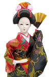 JaponyaDünyadan HediyelerDNY-HDZMRT10Keskin Hediyelik Eşya Ve TekstilJapon Kimonolu Geyşa Bebek Biblo 30 cm No.10