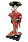 JaponyaDünyadan HediyelerDNY-HDZMRT12Keskin Hediyelik Eşya Ve TekstilJapon Kimonolu Geyşa Bebek Biblo 30 cm No.12