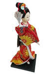 JaponyaDünyadan HediyelerDNY-HDZMRT15Keskin Hediyelik Eşya Ve TekstilJapon Kimonolu Geyşa Bebek Biblo 30 cm No.15