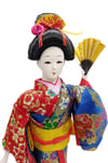 JaponyaDünyadan HediyelerDNY-HDZMRT17Keskin Hediyelik Eşya Ve TekstilJapon Kimonolu Geyşa Bebek Biblo 30 cm No.17