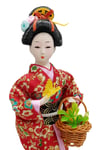 JaponyaDünyadan HediyelerDNY-HDZMRT18Keskin Hediyelik Eşya Ve TekstilJapon Kimonolu Geyşa Bebek Biblo 30 cm No.18