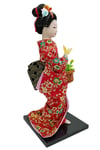JaponyaDünyadan HediyelerDNY-HDZMRT18Keskin Hediyelik Eşya Ve TekstilJapon Kimonolu Geyşa Bebek Biblo 30 cm No.18