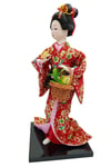 JaponyaDünyadan HediyelerDNY-HDZMRT18Keskin Hediyelik Eşya Ve TekstilJapon Kimonolu Geyşa Bebek Biblo 30 cm No.18