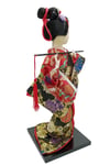 JaponyaDünyadan HediyelerDNY-HDZMRT19Keskin Hediyelik Eşya Ve TekstilJapon Kimonolu Geyşa Bebek Biblo 30 cm No.19
