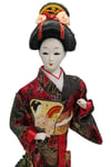 JaponyaDünyadan HediyelerDNY-HDZMRT21Keskin Hediyelik Eşya Ve TekstilJapon Kimonolu Geyşa Bebek Biblo 30 cm No.21