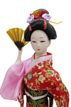 JaponyaDünyadan HediyelerDNY-HDZMRT23Keskin Hediyelik Eşya Ve TekstilJapon Kimonolu Geyşa Bebek Biblo 30 cm No.23