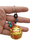 JaponyaDünyadan HediyelerHDYKSKALK4463Keskin Hediyelik Eşya Ve TekstilManeki Neko Pirinç Anahtarlık Sevimli Şişman Feng Shui Şans NOPRNC03