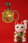 JaponyaDünyadan HediyelerHDYKSKALK4463Keskin Hediyelik Eşya Ve TekstilManeki Neko Pirinç Anahtarlık Sevimli Şişman Feng Shui Şans NOPRNC03