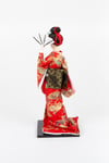 JaponyaDünyadan HediyelerJPN-GSHBBK-1entegraİpek Kimonolu Geyşa Kabuki Bebek Biblo No.1