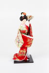 JaponyaDünyadan HediyelerJPN-GSHBBK-1entegraİpek Kimonolu Geyşa Kabuki Bebek Biblo No.1