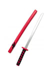 JaponyaDünyadan HediyelerKTNBLCK02Keskin Hediyelik Eşya Ve TekstilAhşap Oyuncak Japon Samuray Katana Kılıcı Kırmızı 73 cm