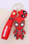 KanadaDünyadan HediyelerDNY-HD100634Keskin Hediyelik Eşya Ve TekstilDeadpool 3D Silikon Anahtarlık Kırmızı Kahve