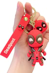 KanadaDünyadan HediyelerDNY-HD100634Keskin Hediyelik Eşya Ve TekstilDeadpool 3D Silikon Anahtarlık Kırmızı Kahve