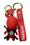 KanadaDünyadan HediyelerDNY-HD100634Keskin Hediyelik Eşya Ve TekstilDeadpool 3D Silikon Anahtarlık Kırmızı Kahve