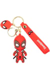 KanadaDünyadan HediyelerDNY-HD100634Keskin Hediyelik Eşya Ve TekstilDeadpool 3D Silikon Anahtarlık Kırmızı Kahve
