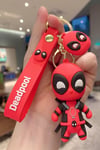 KanadaDünyadan HediyelerDNY-HD100635Keskin Hediyelik Eşya Ve TekstilDeadpool 3D Silikon Anahtarlık Kırmızı Siyah