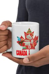 KanadaDünyadan HediyelerDNY-HDMUGB32Keskin Hediyelik Eşya Ve TekstilKanada Kupa Bardak 2 Adet Seyahat Hatıra Canada Mug