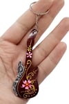 KarayiplerDünyadan HediyelerDNY-HD100541Keskin Hediyelik Eşya Ve TekstilHindistan Cevizi Gitar Anahtarlık Dörtlü Hediyelik Paket