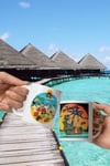 KarayiplerDünyadan HediyelerDNY-HDMUGB33Keskin Hediyelik Eşya Ve TekstilKarayipler Kupa Bardak 2 Adet Seyahat Hatıra Caribbean Mug