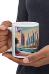 KatarDünyadan HediyelerDNY-HDMUGB55Keskin Hediyelik Eşya Ve TekstilKatar Kupa Bardak 2 Adet Seyahat Hatıra Qatar Mug
