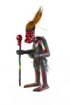 KenyaDünyadan HediyelerOZ-YRL-04Keskin Hediyelik Eşya Ve TekstilAfrikalı Yerli Primitif Aborjin Savaşçı Temalı 55 cm