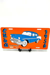 KübaDünyadan HediyelerDNY-HD100124Keskin Hediyelik Eşya Ve TekstilDekoratif Plaka Cuba Chevrolet Chevy 1956 Turuncu