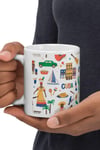 KübaDünyadan HediyelerDNY-HDMUGB34Keskin Hediyelik Eşya Ve TekstilKüba Kupa Bardak 2 Adet Seyahat Hatıra Cuba Mug
