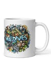 MaldivlerDünyadan HediyelerDNY-HDMUGB23Keskin Hediyelik Eşya Ve TekstilMaldivler Kupa Bardak 2 Adet Seyahat Hatıra Maldives Mug