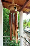 MalezyaDünyadan HediyelerDNY-HD100430Keskin Hediyelik Eşya Ve TekstilHasır Kuş Yuvalı Bambu Rüzgar Çanı 45 cm