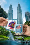MalezyaDünyadan HediyelerDNY-HDMUGB22Keskin Hediyelik Eşya Ve TekstilMalezya Kupa Bardak 2 Adet Seyahat Hatıra Malaysia Mug
