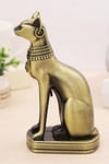 MısırDünyadan HediyelerDNY-B5918Keskin Hediyelik Eşya Ve TekstilAntik Mısır Kedi Heykeli Bastet Metal Dekoratif Hediyelik Biblo 8x15cm