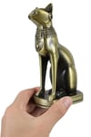 MısırDünyadan HediyelerDNY-B5918Keskin Hediyelik Eşya Ve TekstilAntik Mısır Kedi Heykeli Bastet Metal Dekoratif Hediyelik Biblo 8x15cm