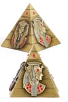 MısırDünyadan HediyelerDNY-HD100850Keskin Hediyelik Eşya Ve TekstilVintage Metal Mısır Piramidi Biblo Antik Bronz 8 cm